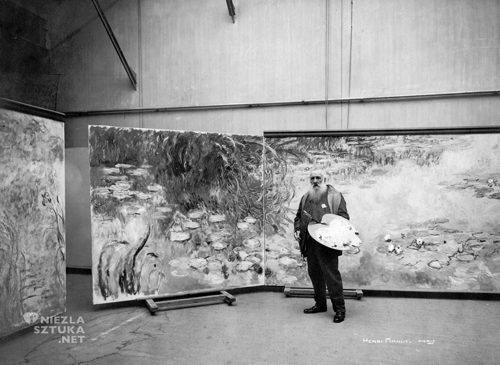 Claude Monet w swoim studio