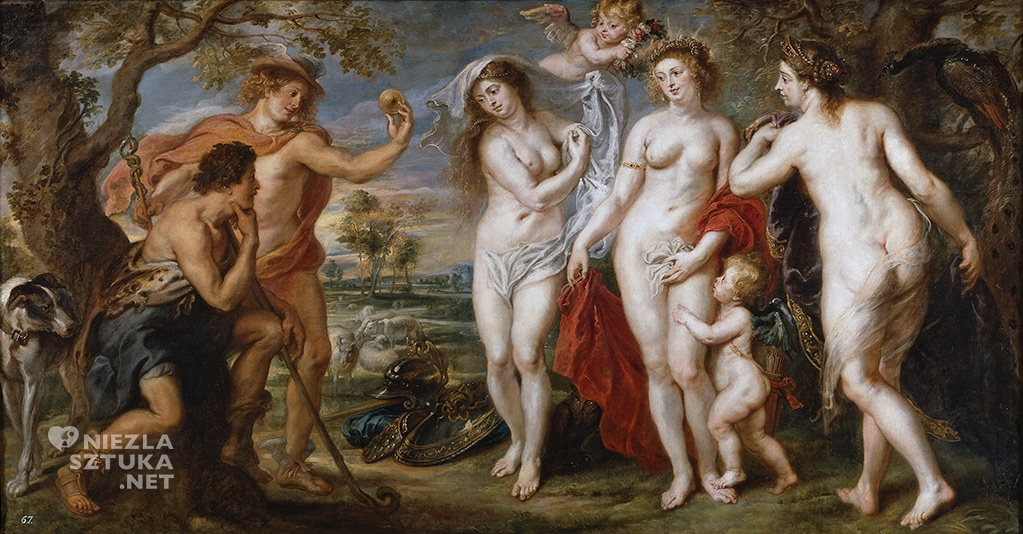 Peter Paul Rubens <em>Sąd Parysa</em> | 1639<br> 199 × 379 cm, Muzeum Prado, Madryt