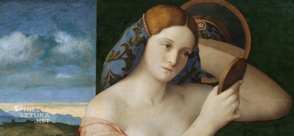 Giovanni Bellini Toaleta młodej kobiety, detal | 1515, olej na płótnie, 62 × 79 cm, Muzeum Historii Sztuki w Wiedniu
