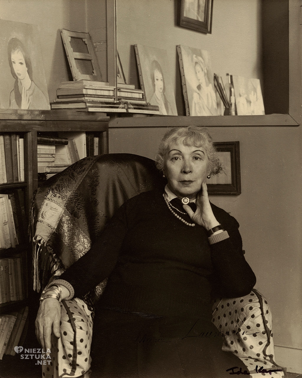 Marie Laurencin (w obiektywie Idy Kar) | 1954, fot.: National Portrait Gallery, London