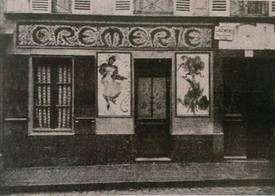 Mała mleczarnia Madame Charlotte (Mme Charlotte’s Crèmerie), przy Grande Chaumiere w Paryżu