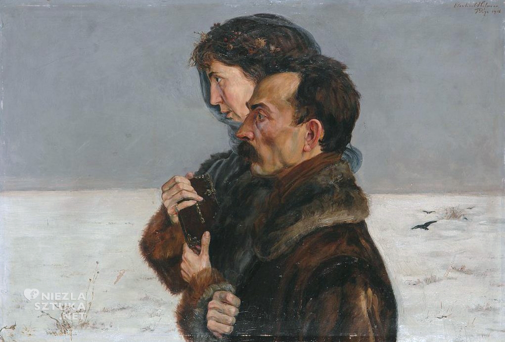 Wlastimil Hofman Autoportret z przyszłą żoną