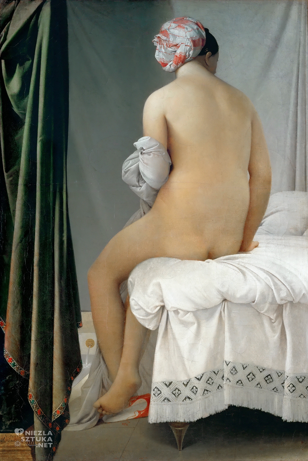 Jean-Auguste-Dominique Ingres <em>Kąpiąca się</em> | 1808, 146 × 97 cm, Luwr