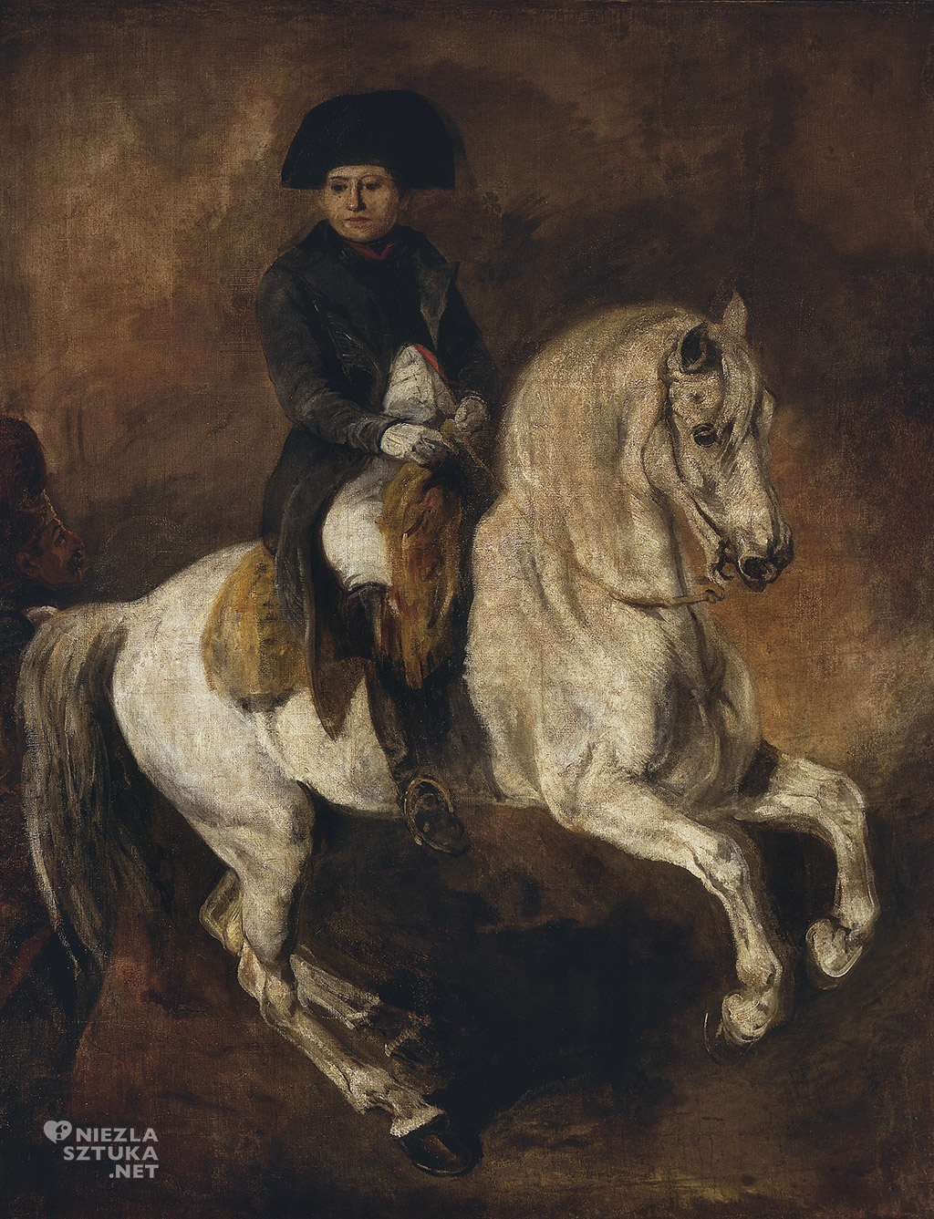 Piotr Michałowski Napoleon na koniu