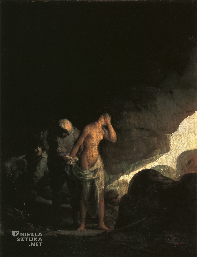 Francisco Goya, Bandyta rozbierający kobietę