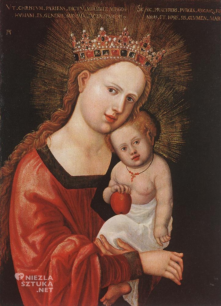 Albrecht Altdorfer Madonna z Dzieciątkiem