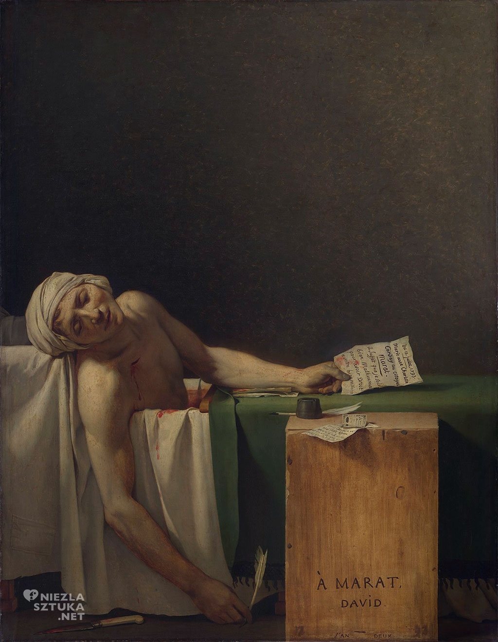 Jacques Louis David Śmierć Marata
