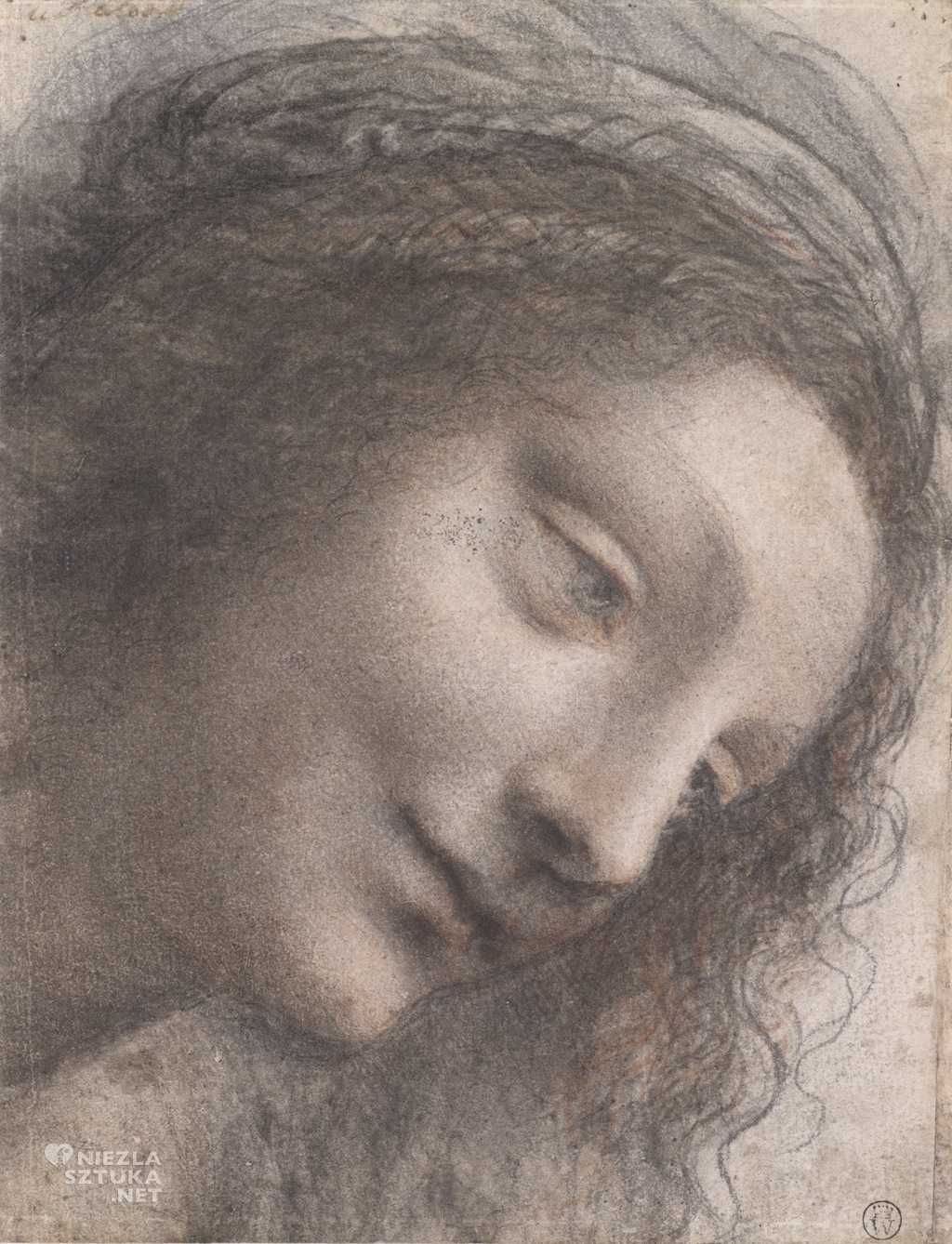Leonardo da Vinci Głowa Dziewicy 