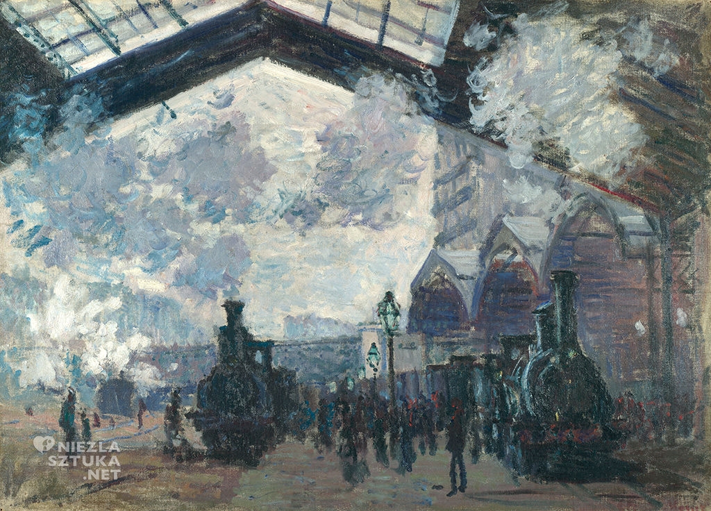 Claude Monet Dworzec Saint Lazare