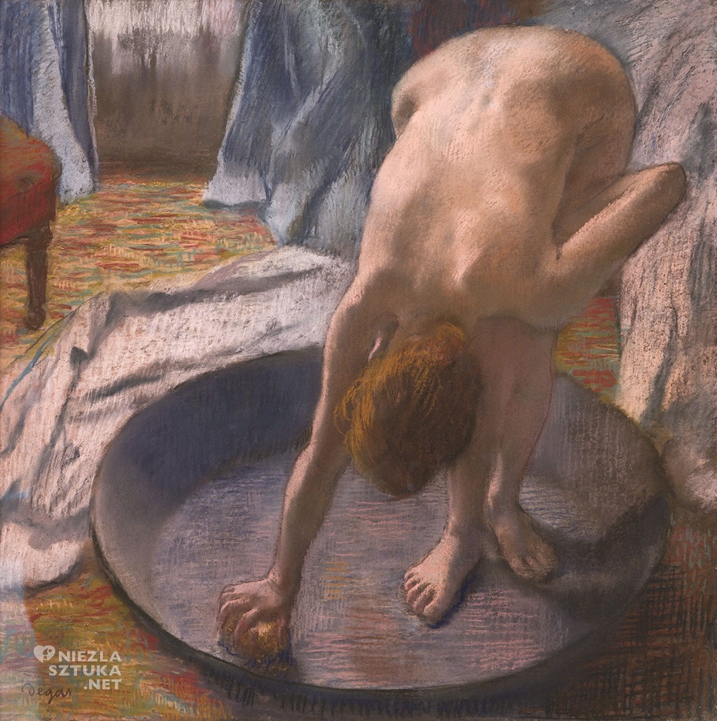 Edgar Degas Kąpiaca sie w wannie