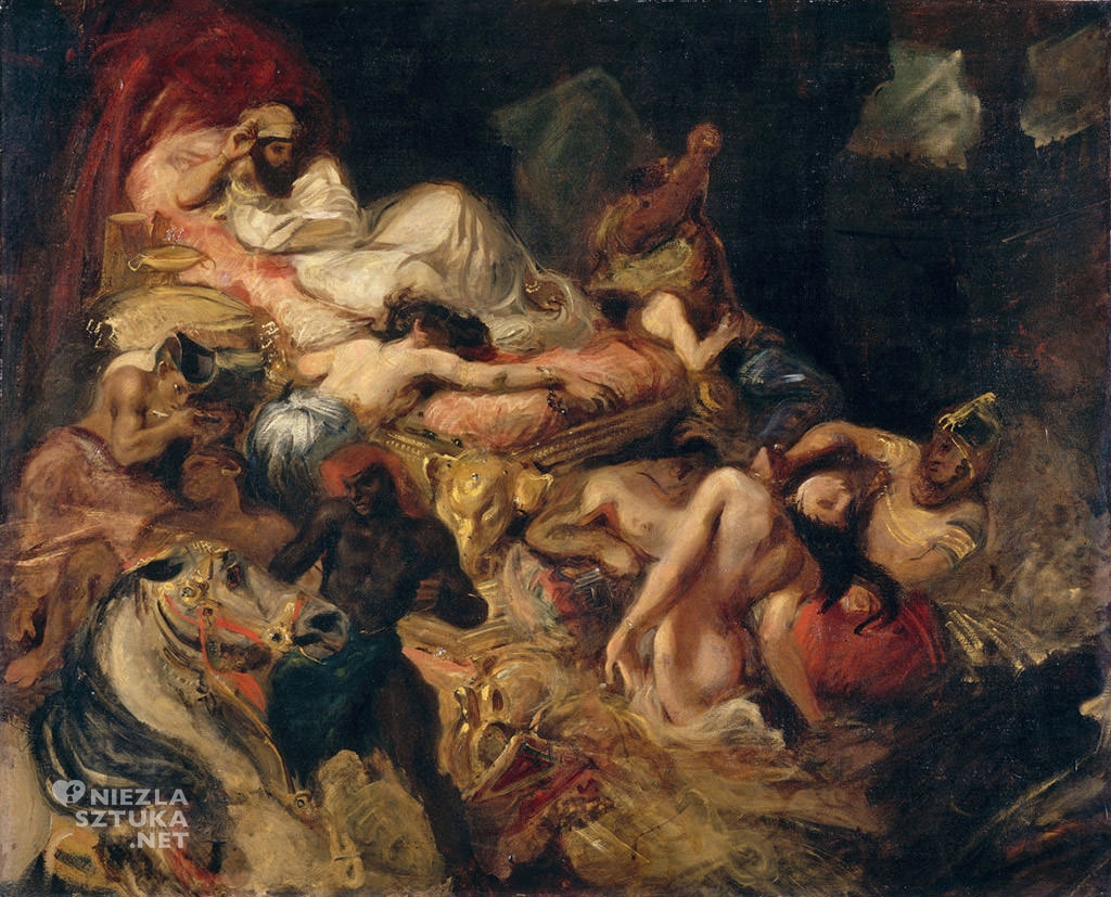 Eugène Delacroix Śmierć Sardanapala