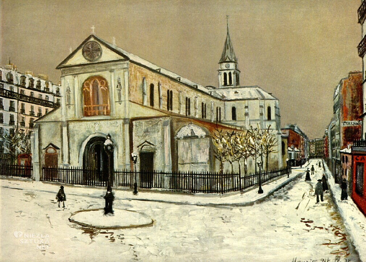 Maurice Utrillo, Notre Dame, malarstwo francuskie, Niezła sztuka