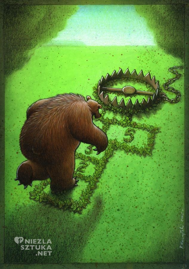 Paweł Kuczyński Rysunek satyryczny