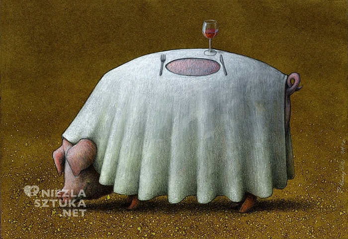 Paweł Kuczyński Rysunek satyryczny