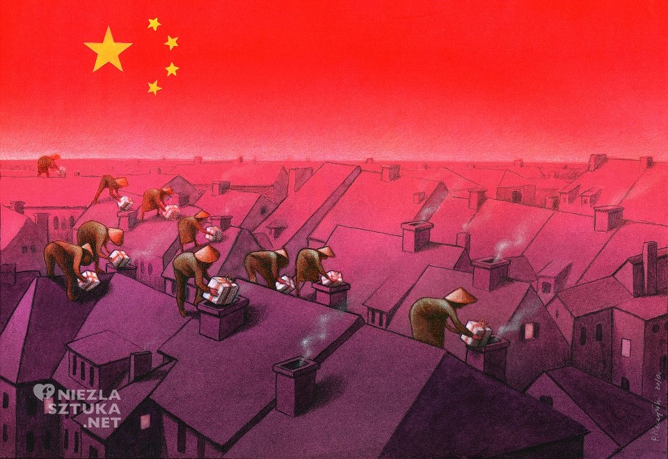 Paweł Kuczyński Rysunek satyryczny