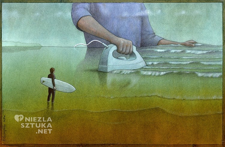 Paweł Kuczyński Rysunek satyryczny