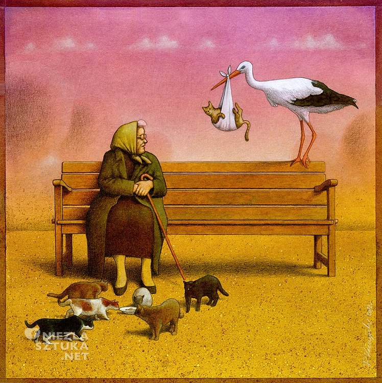 Paweł Kuczyński Rysunek satyryczny