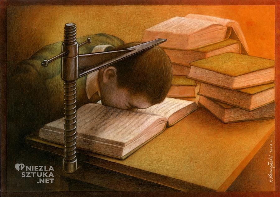 Paweł Kuczyński Rysunek satyryczny