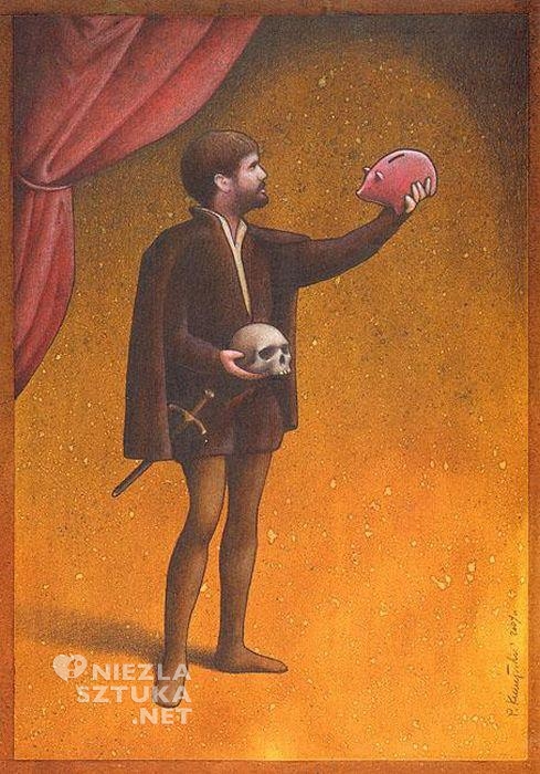 Paweł Kuczyński Rysunek satyryczny