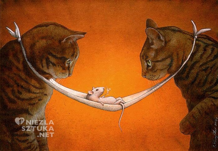 Paweł Kuczyński Rysunek satyryczny