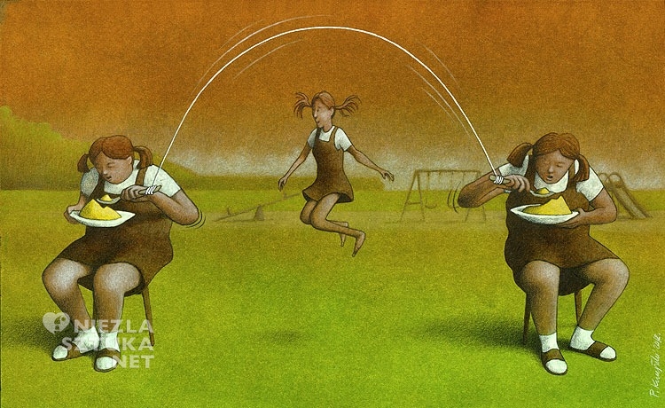 Paweł Kuczyński Rysunek satyryczny