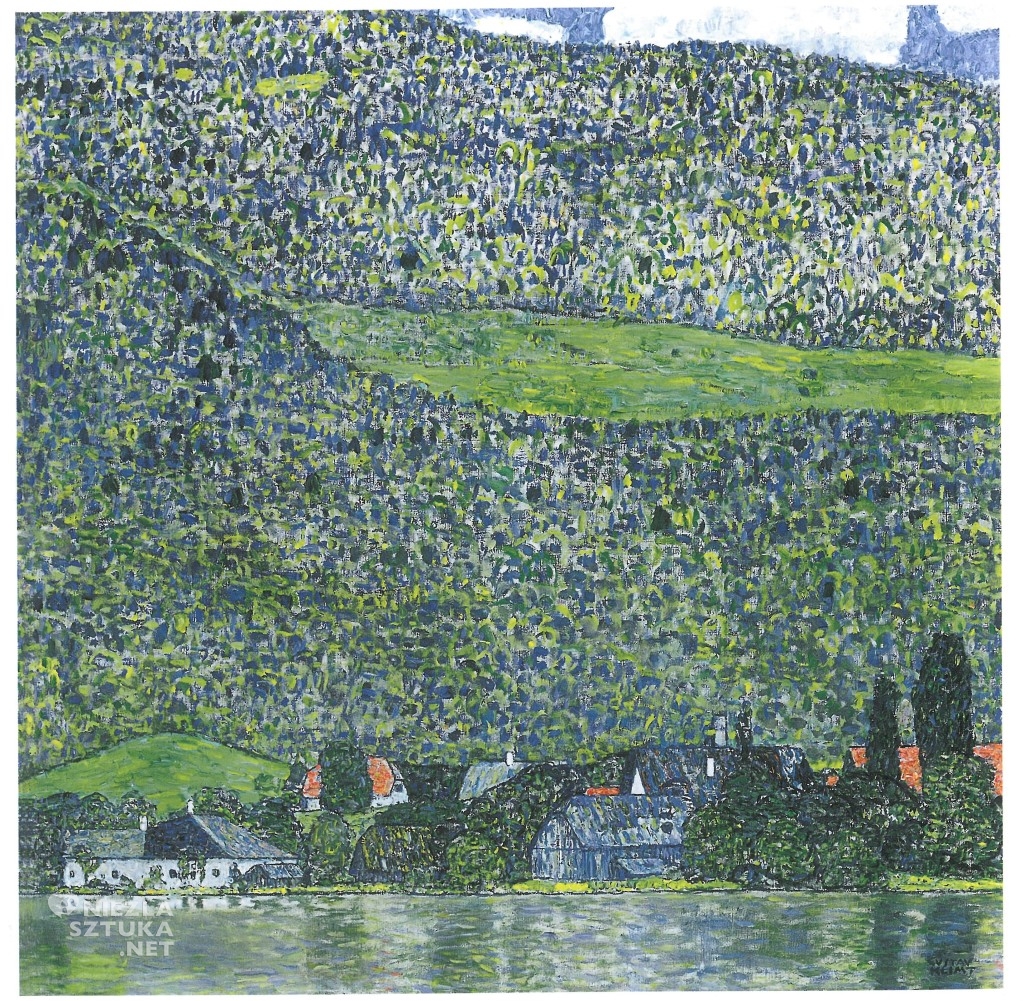 Gustav Klimt, Litzlberg am Attersee, pejzaż, Austria, Niezła Sztuka