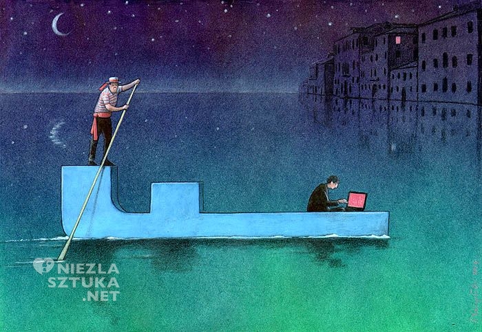 Paweł Kuczyński Rysunek satyryczny