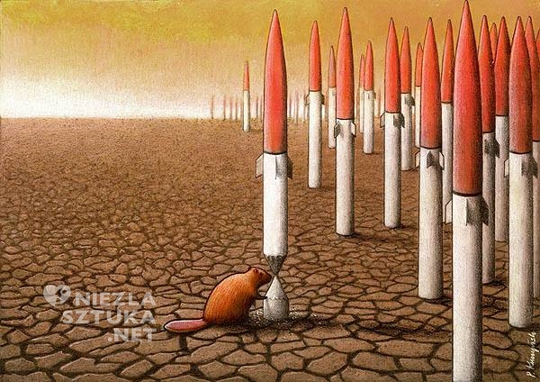 Paweł Kuczyński Rysunek satyryczny