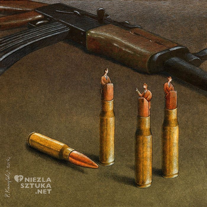 Paweł Kuczyński Rysunek satyryczny