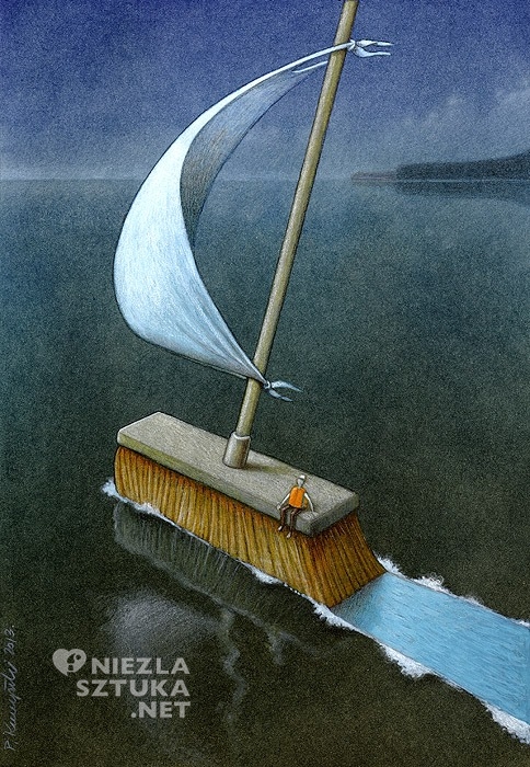 Paweł Kuczyński Rysunek satyryczny