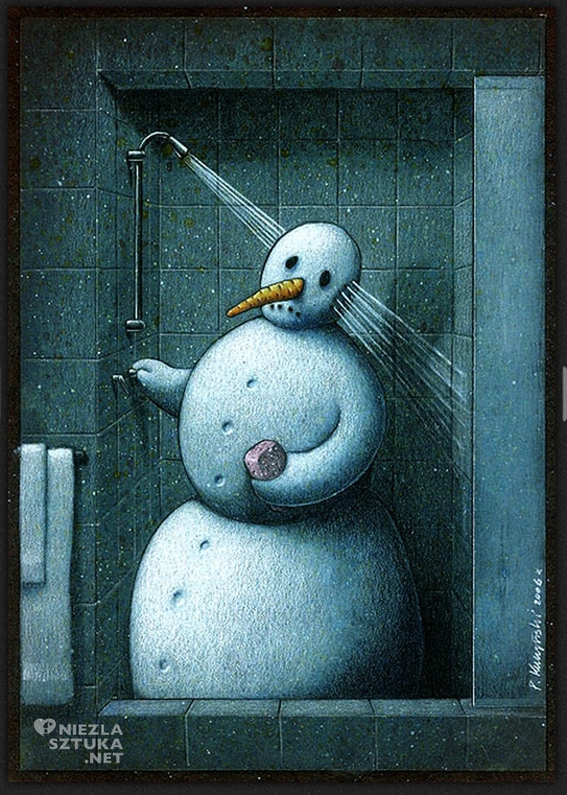 Paweł Kuczyński Rysunek satyryczny