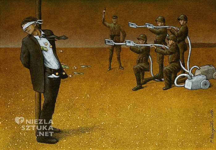 Paweł Kuczyński Rysunek satyryczny