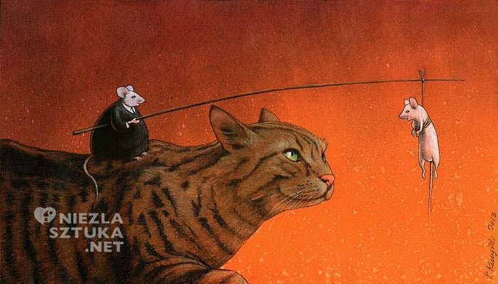 Paweł Kuczyński Rysunek satyryczny