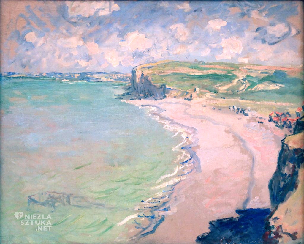 Claude Monet Plaża w Pourville, impresjonizm, sztuka polska, Niezła Sztuka
