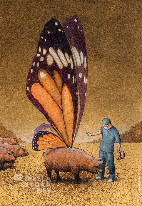 Paweł Kuczyński Rysunek satyryczny