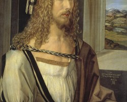 Albrecht Dürer, Prado, Autoportret w rękawiczkach, autoportret, Niezła sztuka