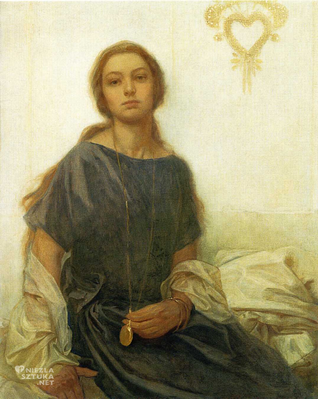Alfons Mucha, portret Jaroslavy, sztuka czeska, Niezła Sztuka