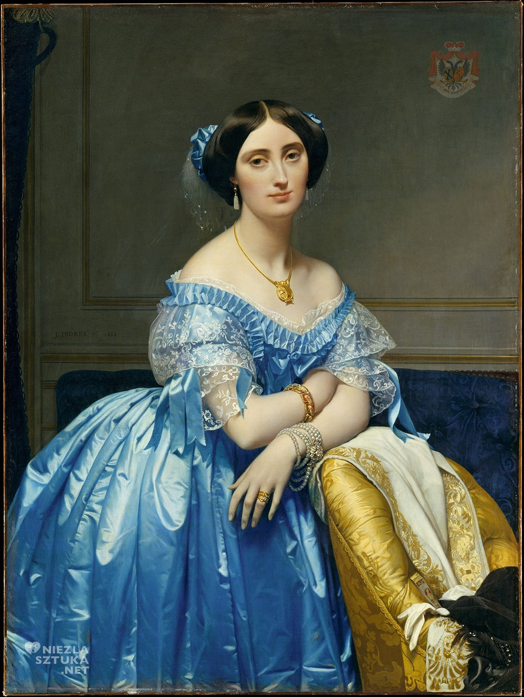 Jean Auguste Dominique Ingres, Portret Joséphine de Galard de Brassac de Béarn, księżniczka de Broglie, Niezła sztuka
