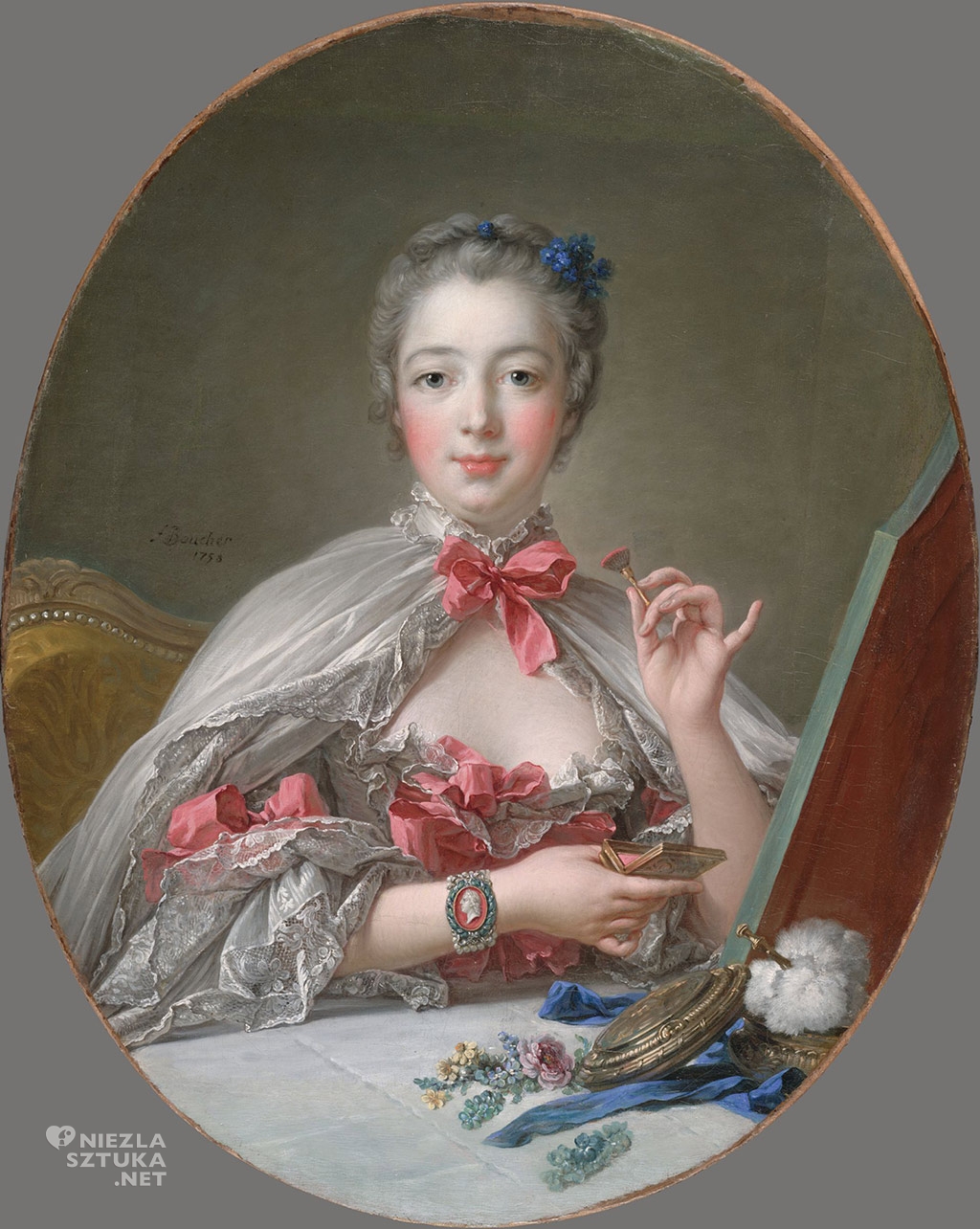 François Boucher, Toaleta Madame de Pompadour, Niezła sztuka