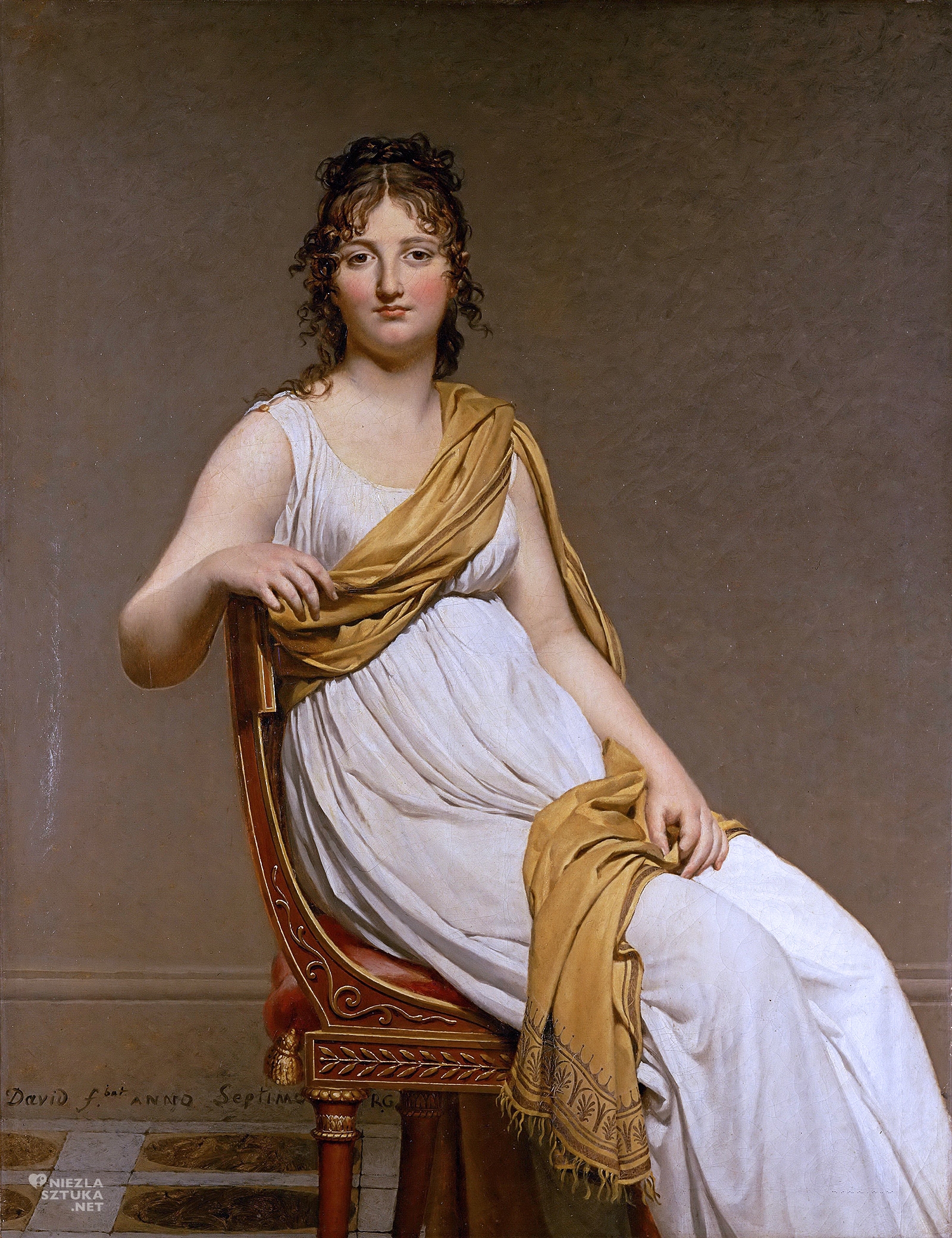 Jacques-Louis David „Portret pani Verninac"