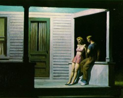 Edward Hopper, Letni wieczór, malarstwo, sztuka amerykańska, Niezła sztuka