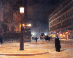 Ludwik de Laveaux, Plac Opery w Paryżu, malarstwo polskie, polska sztuka, Niezła Sztuka