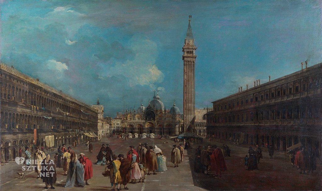 Francesco Guardi Plac San Marco, naprzeciwko Bazyliki,