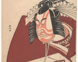 Katsukawa Shunko, Ichikawa Danjuro V w przedstawieniu Shibaraku, ok. 1789, źródło: Metropolitan Museum Of Art