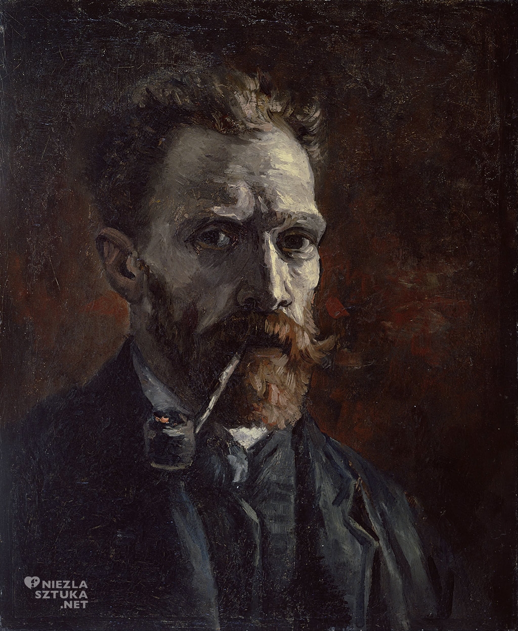 Vincent van Gogh, Autoportret z fajką, Niezła Sztuka