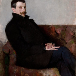 Olga Boznańska, Portret Paula Nauena, Muzeum Narodowe w Krakowie, sztuka polska, Niezła sztuka