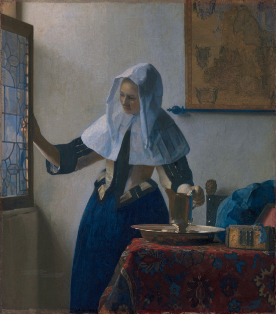 Johannes Vermeer, Kobieta z dzbanem, malarstwo niderlandzkie, Niezła Sztuka