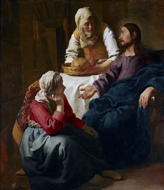 Johannes Vermeer, Chrystus w domu Marii i Marty, Niezła sztuka