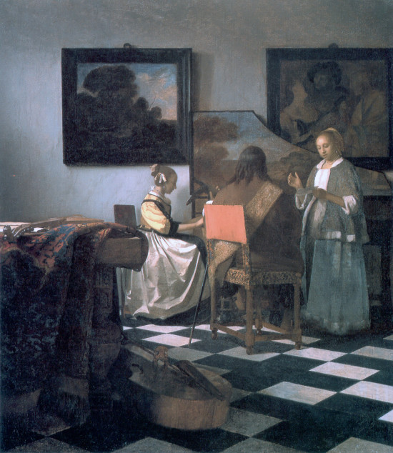 Johannes Vermeer, Koncert, skradziony obraz, malarstwo holenderskie, Niezła sztuka