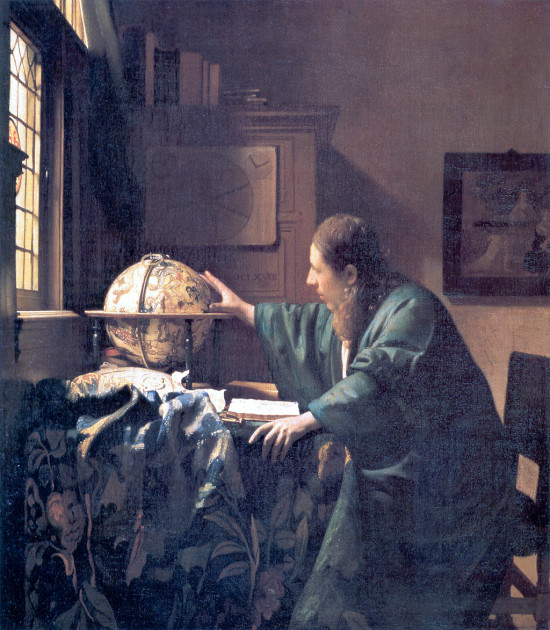 ohannes Vermeer, Astronom, malarstwo niderlandzkie, Niezła Sztuka